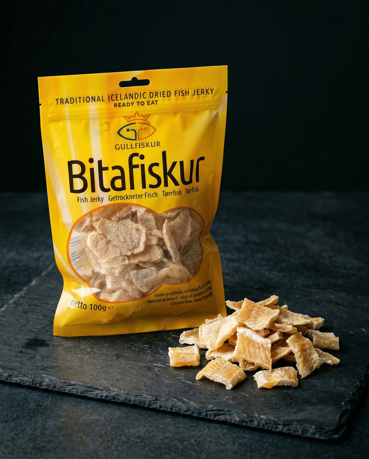 Gullfiskur Harðfiskur / Gold Bites Trockenfisch 100gr