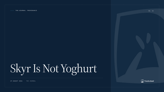 Skyr Is Not Yoghurt