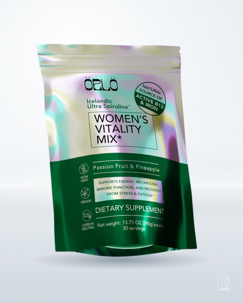Women's Vitality Mix ÖRLÖ Icelandic Ultra Spirulina 420g by ÖRLÖ Nutrition, Icelandic supplement