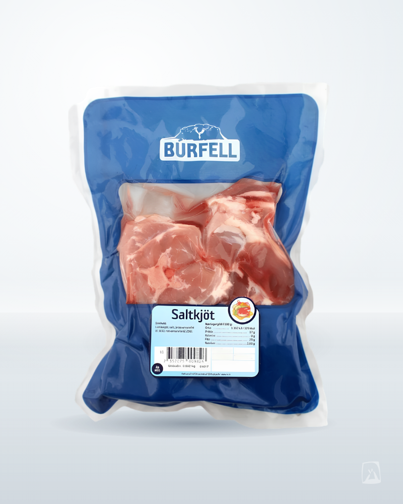 Salted Icelandic Lamb Saltkjöt, SS ~1.5kg by Búrfell, Icelandic meat