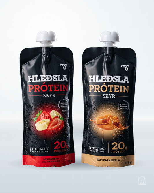 Protein Skyr Squeeze Hleðsla 175g by Mjólkursamsalan, Icelandic dairy