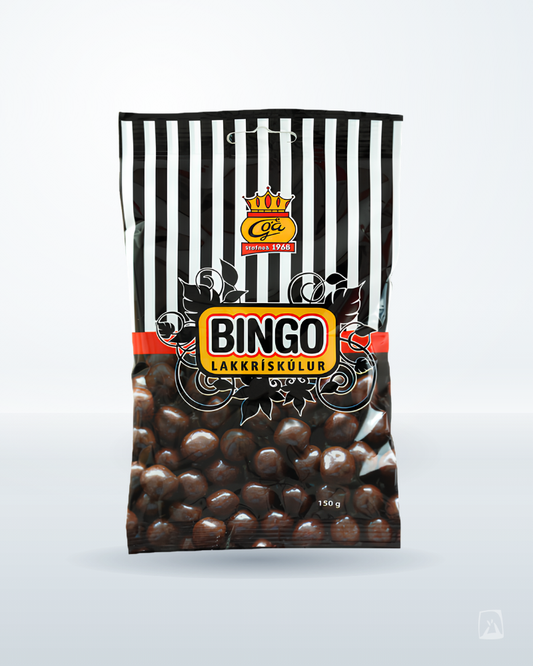 Bingó Kúlur Licorice Toffee Balls Góa 150g, Icelandic chocolate