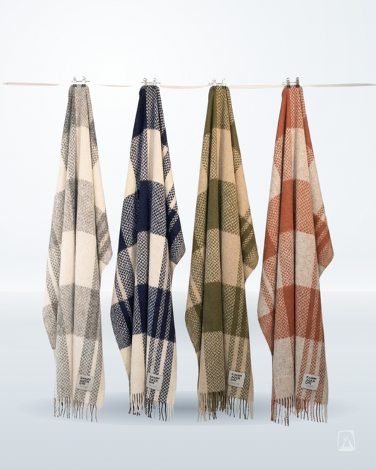 Icelandic Wool Blanket 130 × 200cm by Rammagerðin, Icelandic wool
