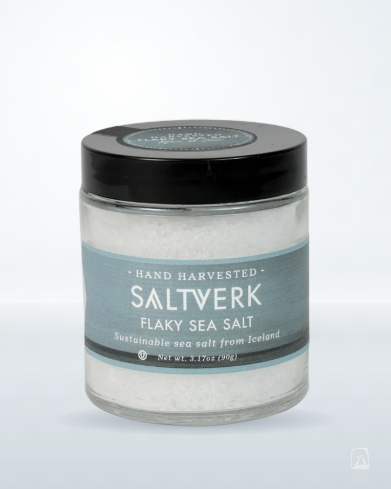 Flaky Sea Salt Saltverk Icelandic Sea Salt 90g, Icelandic pantry staple