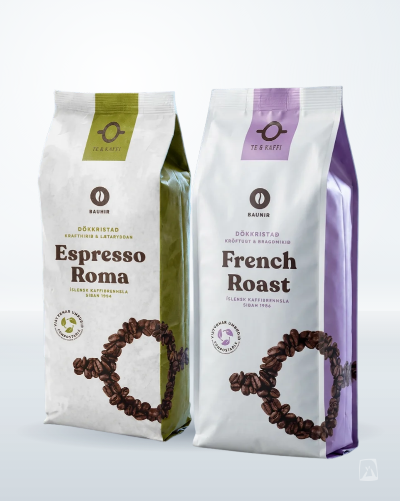 Premium Coffee Beans Te & Kaffi 400g, Icelandic hot drink