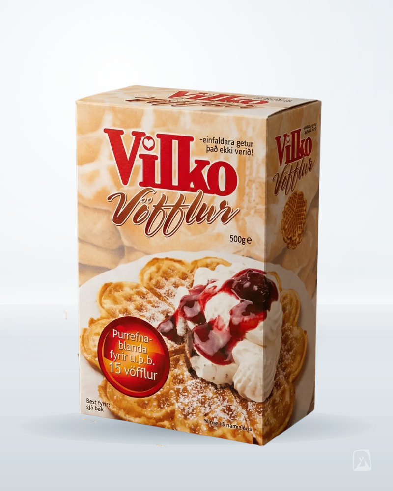 Icelandic Waffle Mix Vöfflublanda, Vilko 500g, Icelandic bakery product