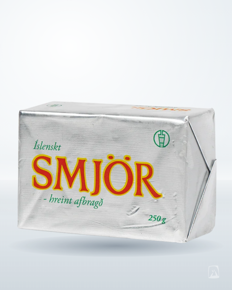 Icelandic Butter Smjör 250g by Mjólkursamsalan, Icelandic dairy