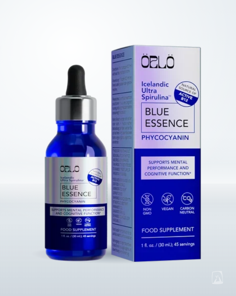 Blue Essence Spirulina Drops ÖRLÖ Icelandic Ultra Spirulina 45g by ÖRLÖ Nutrition, Icelandic supplement