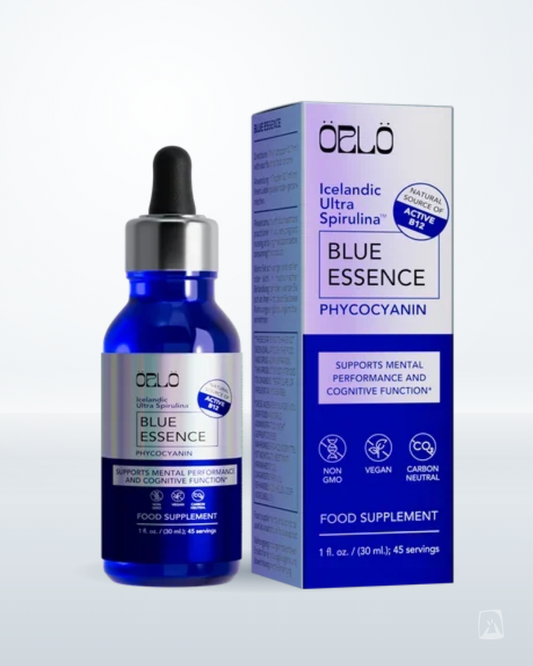 Blue Essence Spirulina Drops ÖRLÖ Icelandic Ultra Spirulina 45g by ÖRLÖ Nutrition, Icelandic supplement