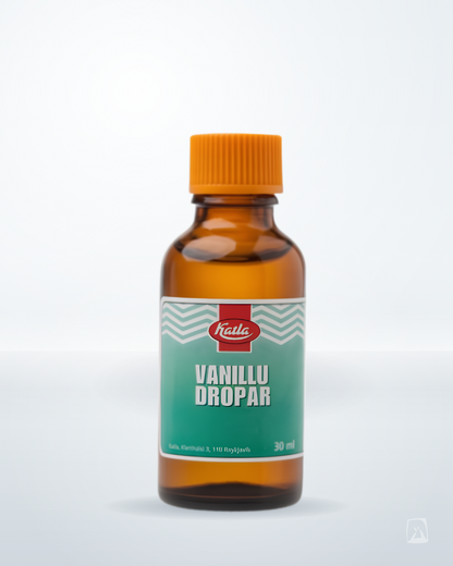 Vanilla Drops Katla Vanilludropar 30ml, Icelandic sauce