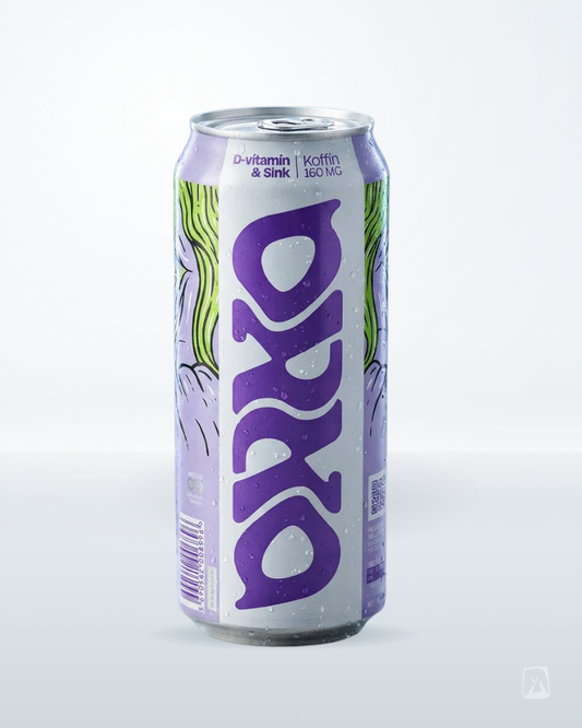 ORKA Energy Drink Tropical Lime 500ml by Ölgerðin, Icelandic soft drink