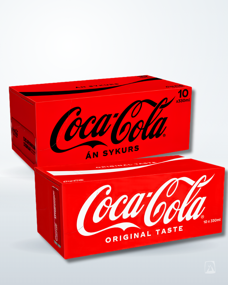 Icelandic Coca-Cola 10-Pack (330ml Cans) by Ölgerðin, Icelandic soft drink