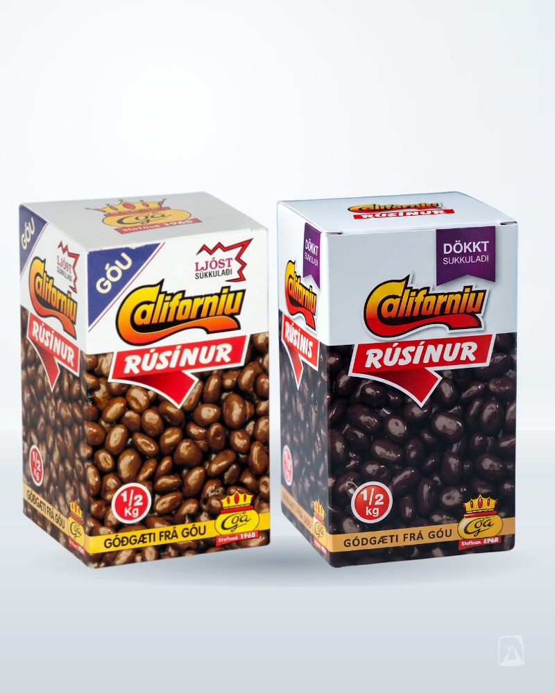 Chocolate Raisins Góa Súkkulaðirúsínur 500g, Icelandic chocolate