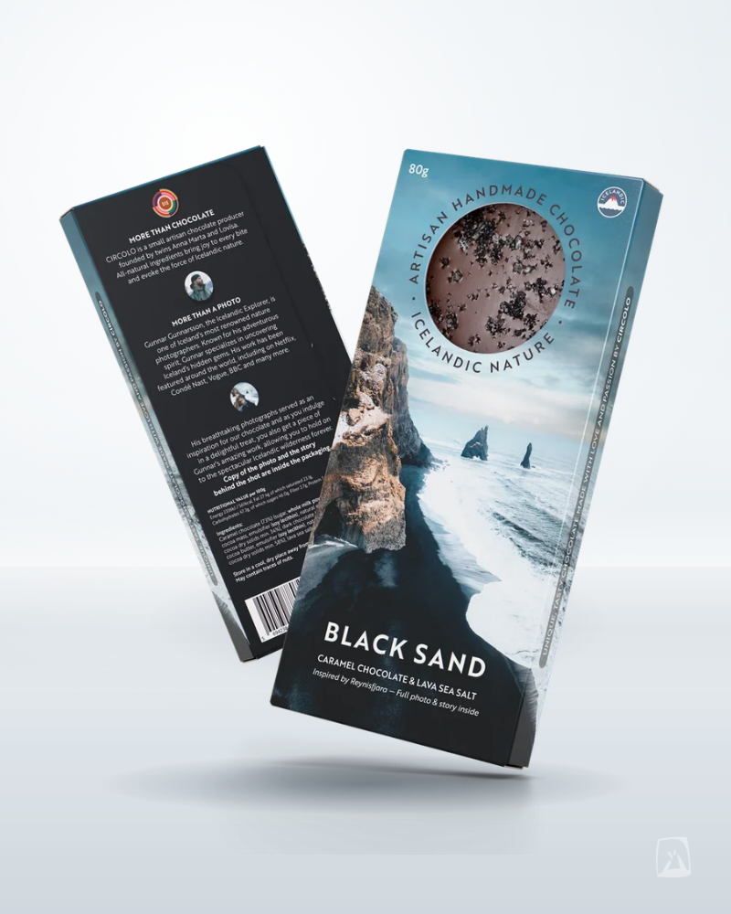 PLATA Oceanic Chocolate | Icelandic Nature - Black Sand, CIRCOLO · 70g