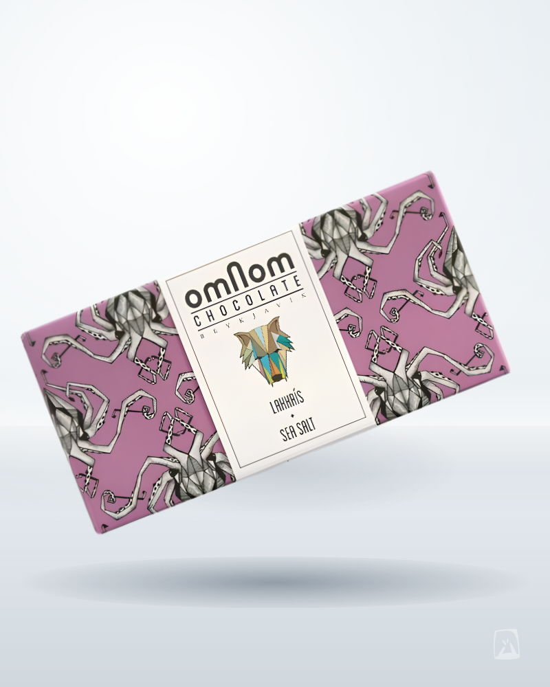 Omnom Licorice + Sea Salt Chocolate 60g, Icelandic chocolate