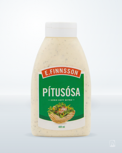 Pítusósa Garlic Sauce E. Finnsson 400g, Icelandic sauce
