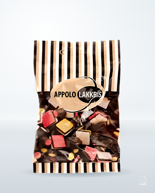 Licorice Marzipan Confectionery Appolo Konfekt 100g by Góa, Icelandic liquorice