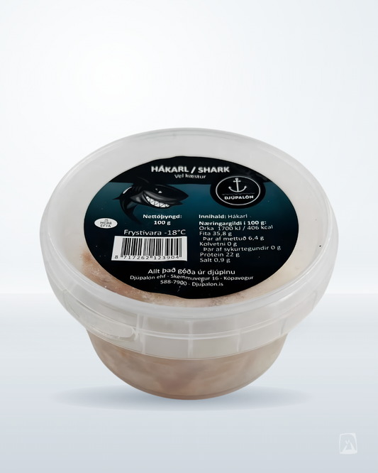 Fermented Shark Hákarl 100g–500g by Djúpalón, Icelandic seafood