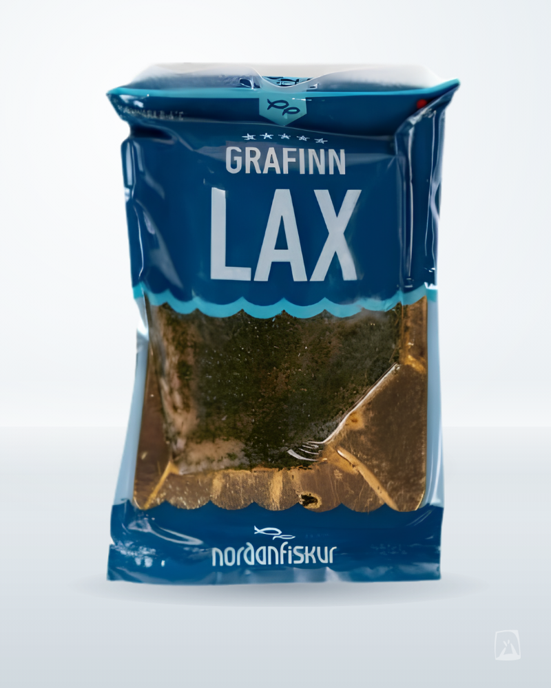 Gravlax Cured Salmon Bites Icelandic Salmon 200–250g by Norðanfiskur, Icelandic seafood