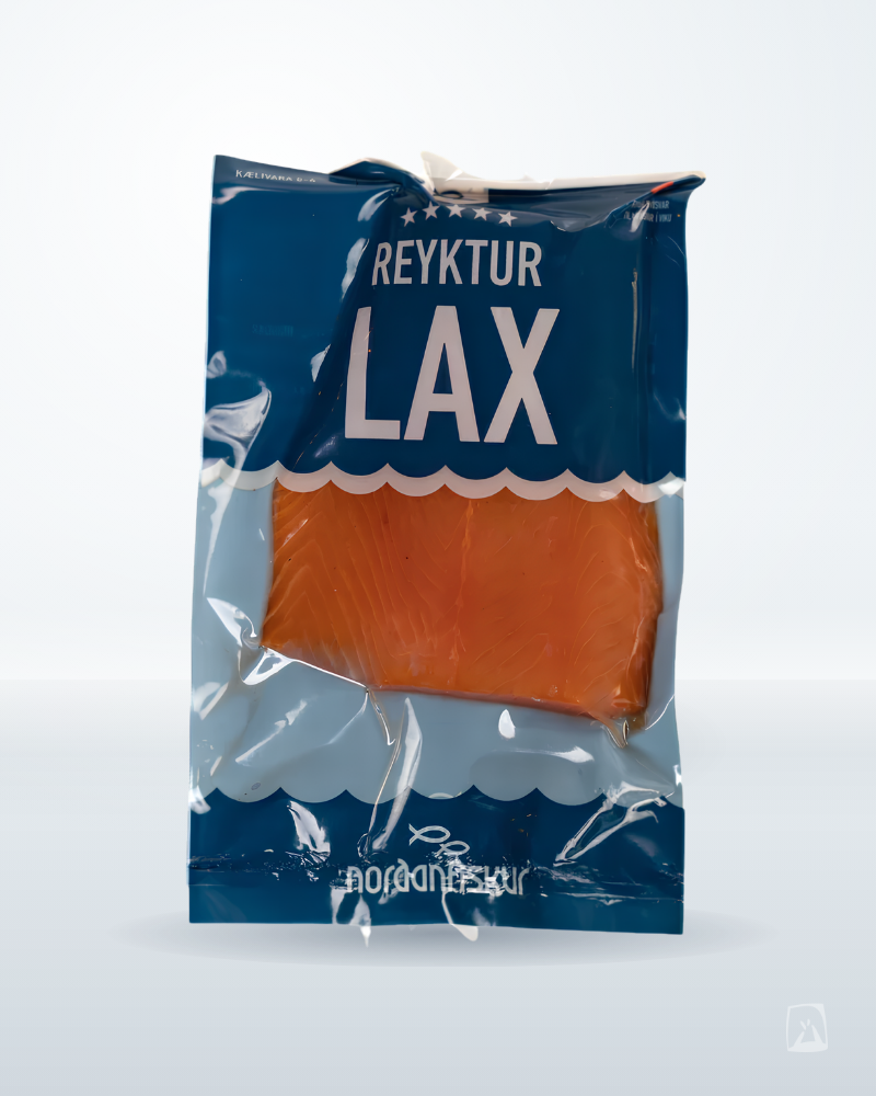 Icelandic Smoked Salmon Bites 200–250g by Norðanfiskur, Icelandic seafood