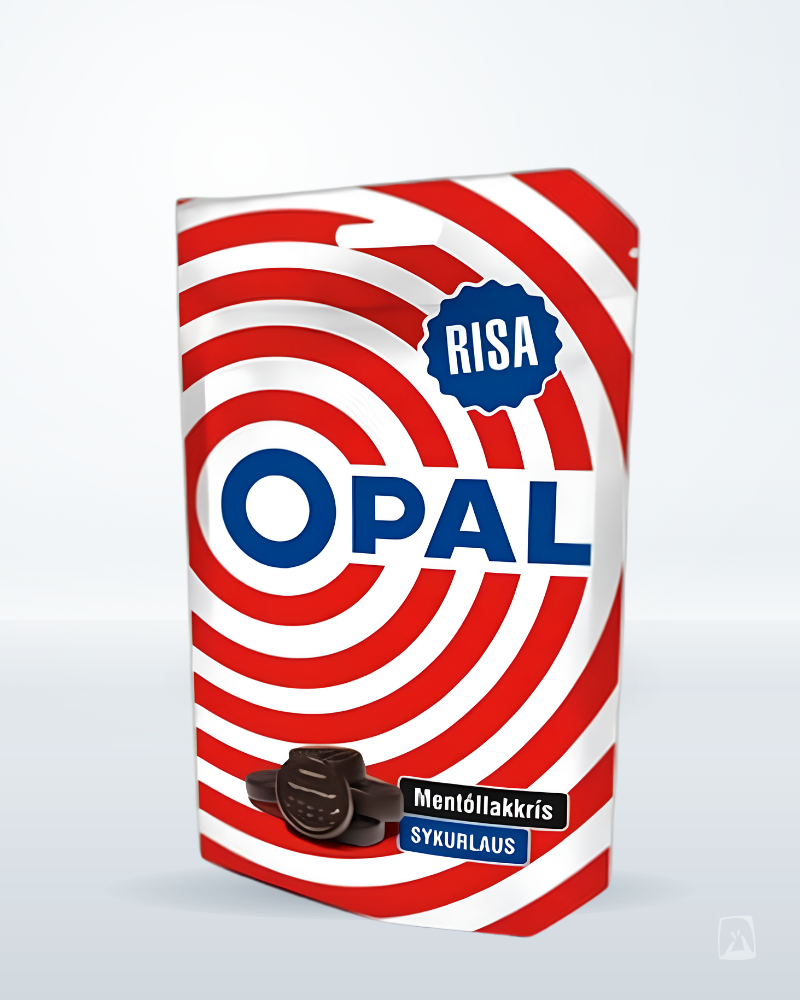 Big Opal Pastilles Bag Nói Síríus 100g by Nói Siríus, Icelandic liquorice