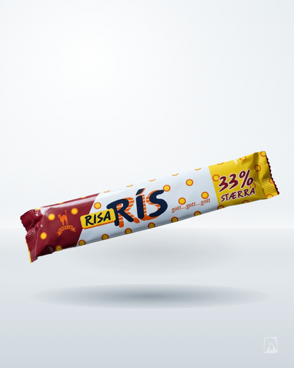 Rís Chocolate Bar Freyja 70g, Icelandic chocolate