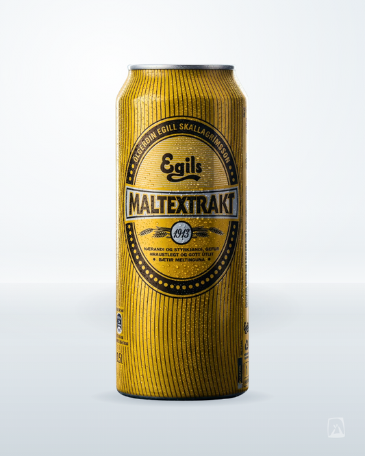 Egils Malt The Original Icelandic Malt Drink 500ml by Ölgerðin, Icelandic soft drink