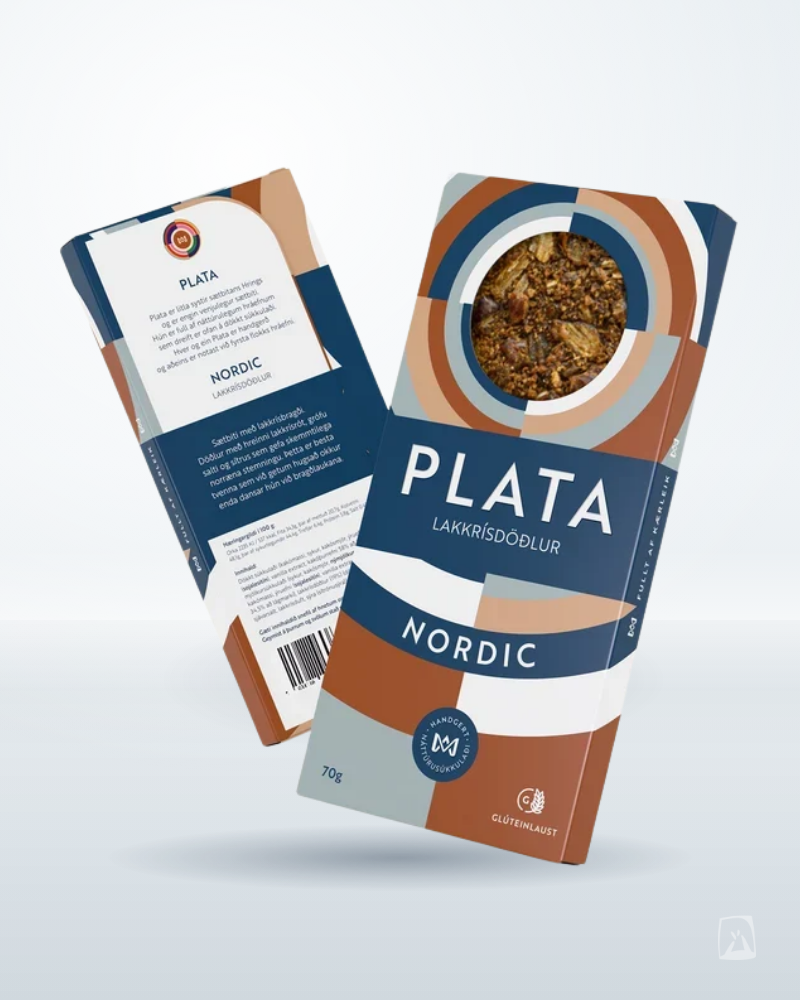 PLATA Nordic Chocolate Licorice Dates, CIRCOLO 70g, Icelandic chocolate
