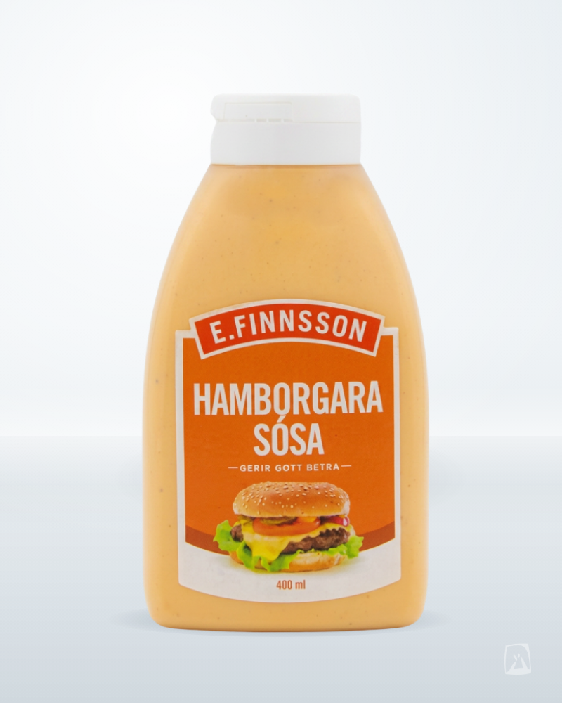 Icelandic Hamburger Sauce Hamborgarasósa, E. Finnsson 400ml, Icelandic sauce