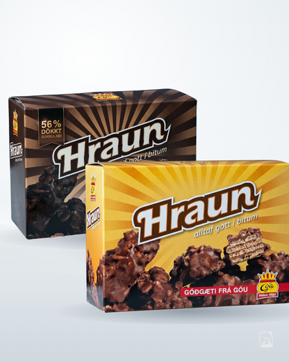 Hraunbitar Lava Bites Góa 200g, Icelandic chocolate