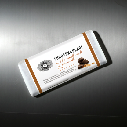 Caramel & Sea Salt Dark Chocolate Nói Síríus by Nói Siríus, Icelandic chocolate, product photo 3