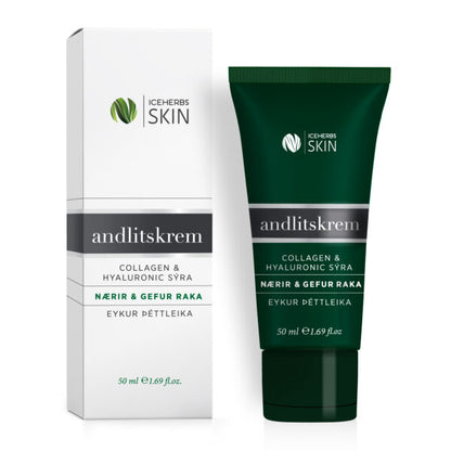 Collagen Face Cream Iceherbs Skin, Icelandic skincare, additional product photo