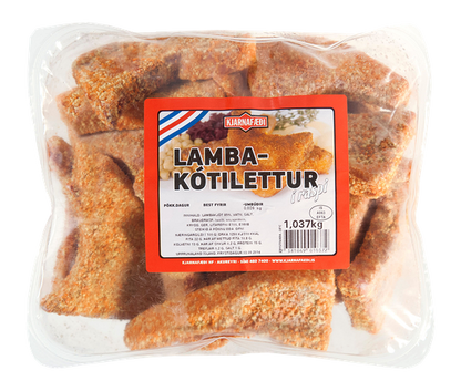 Icelandic Lamb Cutlets in Breadcrumbs Kjarnafæði, Icelandic meat, additional product photo