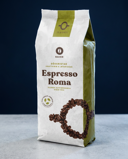Café Espresso Roma en grano - Te og Kaffi