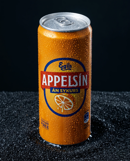 Egils Appelsín - 冰岛原味橙汁汽水 (330毫升罐装)