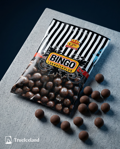 Bingó Kúlur Licorice Toffee Balls Góa 150g, Icelandic chocolate, additional product photo
