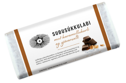 Caramel & Sea Salt Dark Chocolate Nói Síríus by Nói Siríus, Icelandic chocolate, additional product photo