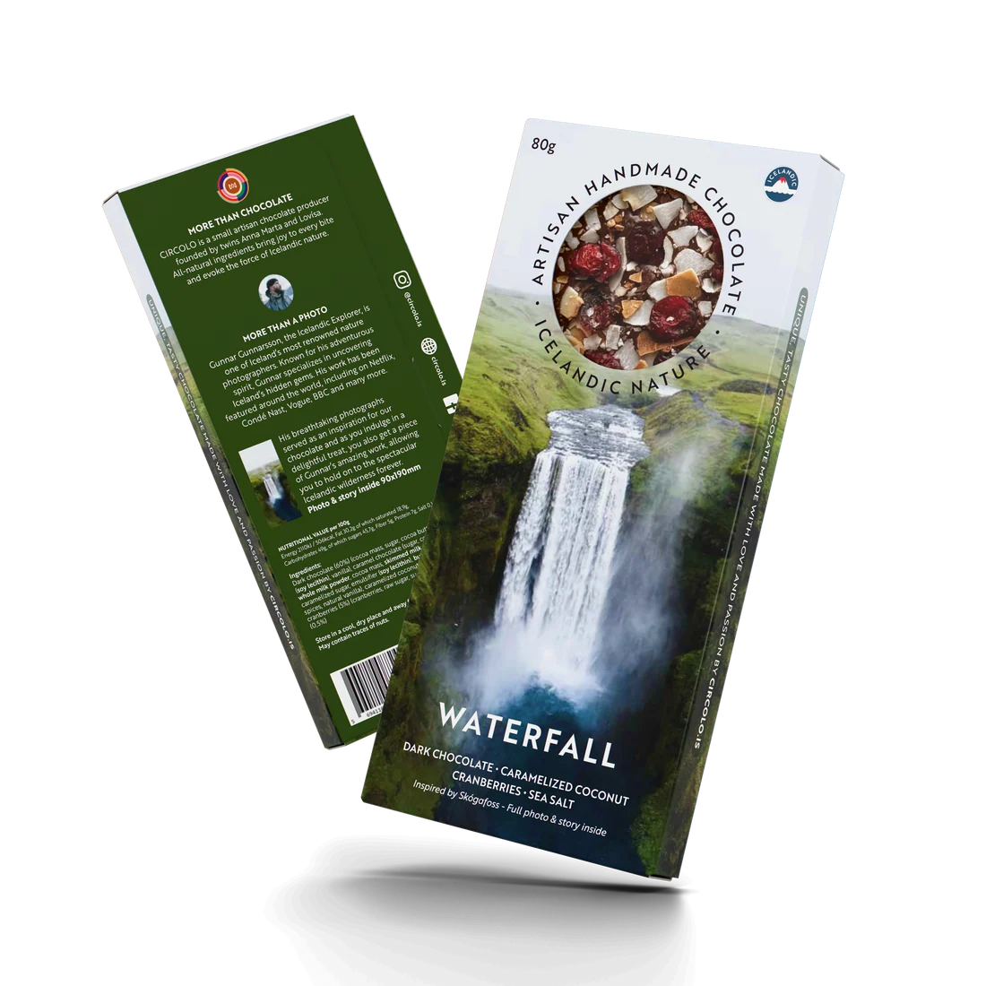 PLATA Oceanic Chocolate | Icelandic Nature - Waterfall, CIRCOLO · 70g