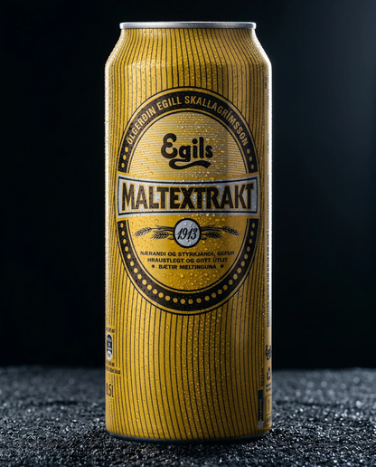 Egils Malt The Original Icelandic Malt Drink 500ml by Ölgerðin, Icelandic soft drink, additional product photo