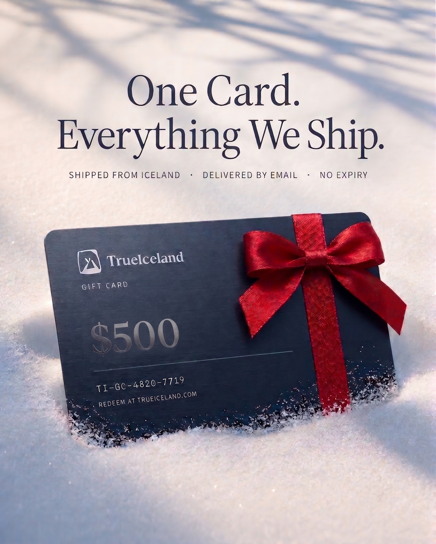 TrueIceland Gift Card $50–$500, product photo 4