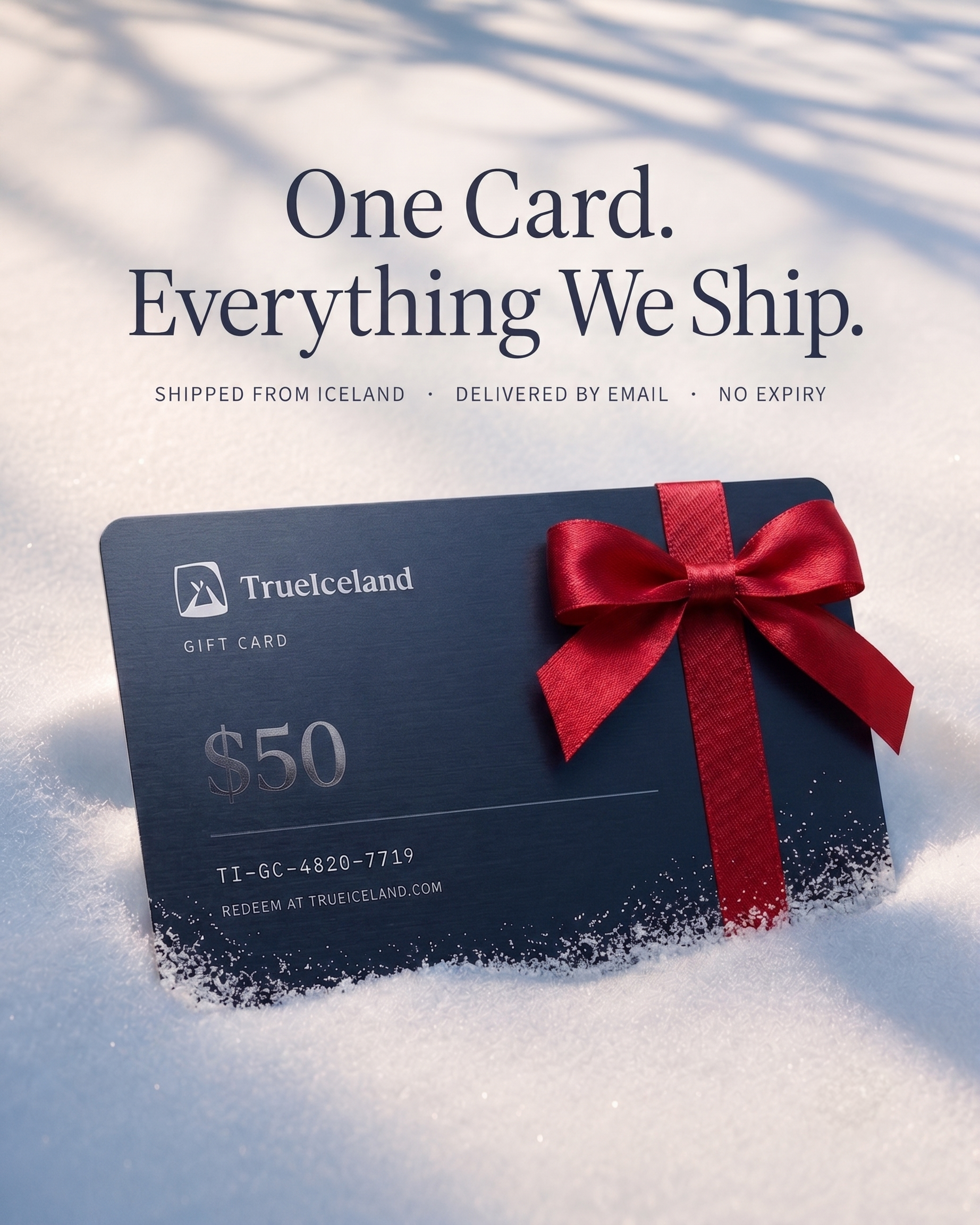 TrueIceland Gift Card $50–$500, product photo 5