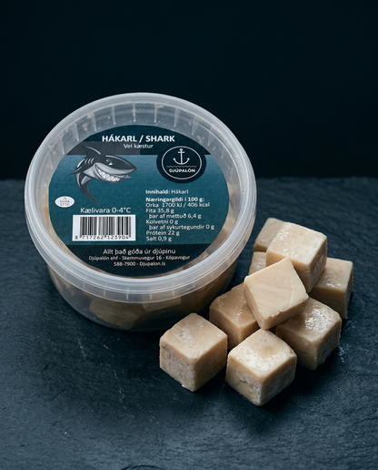 Fermented Shark Hákarl 100g–500g by Djúpalón, Icelandic seafood, additional product photo