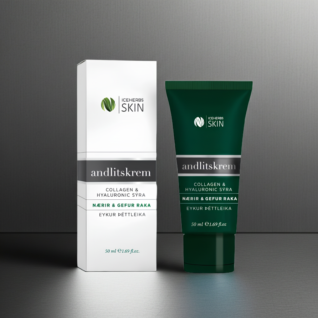 Collagen Face Cream Iceherbs Skin, Icelandic skincare, product photo 3