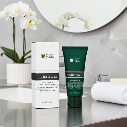 Collagen Face Cream Iceherbs Skin, Icelandic skincare, product photo 4