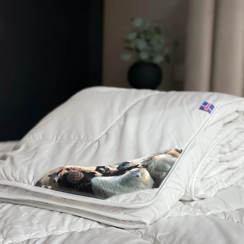 EMBLA All-Season Icelandic Wool Duvet Lopi Draumur, Ístex, Icelandic wool, additional product photo