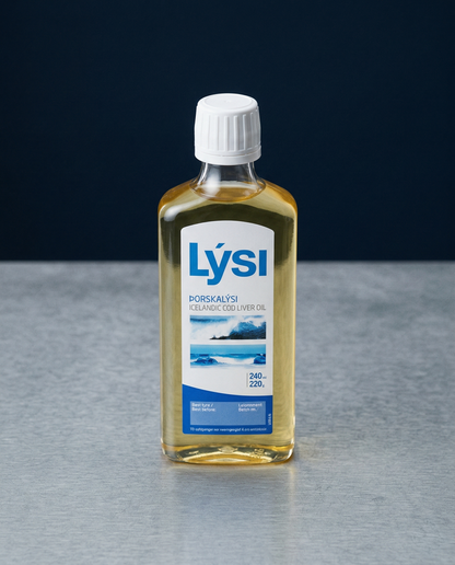 Cod Liver Oil Lýsi Þorskalýsi 240ml, Icelandic supplement, additional product photo