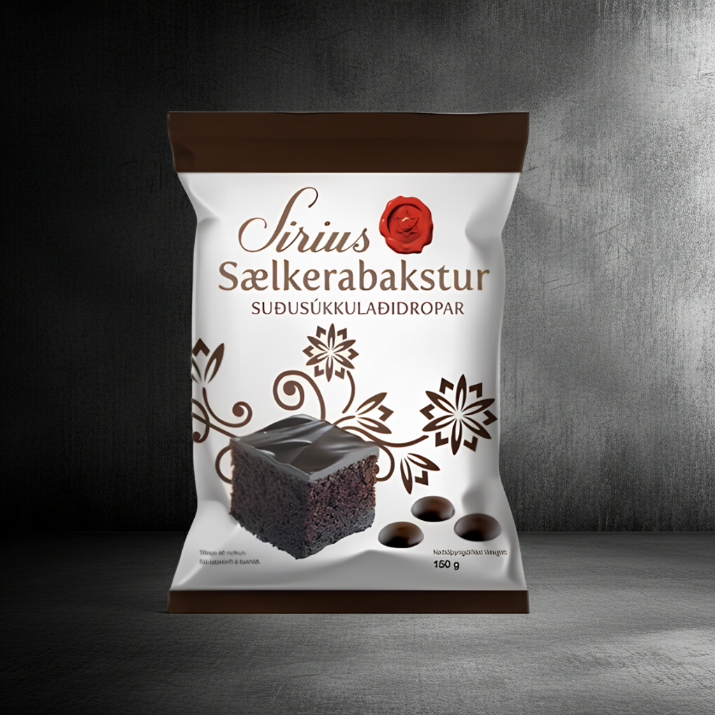 Dark Chocolate Drops Síríus Suðusúkkulaði 150g by Nói Siríus, Icelandic chocolate, product photo 3