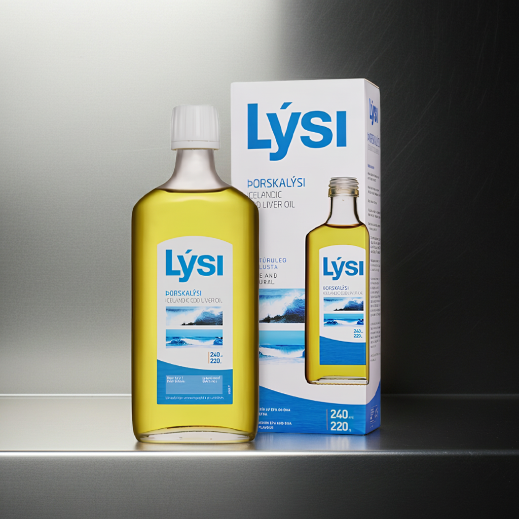 Cod Liver Oil Lýsi Þorskalýsi 240ml, Icelandic supplement, product photo 3