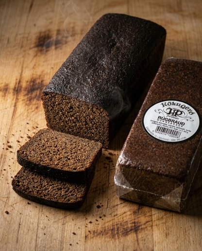 Icelandic Rye Bread Rúgbrauð 400g by Kökugerð HP, Icelandic bakery product, additional product photo