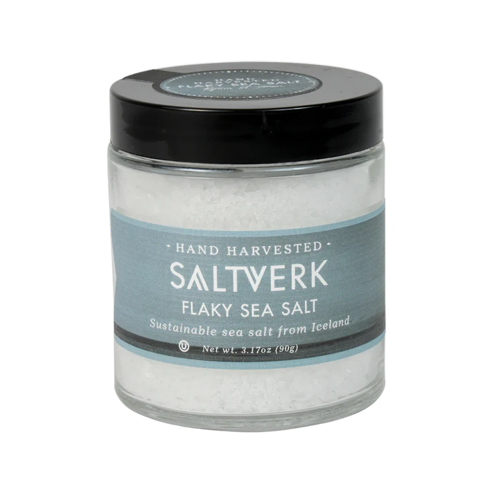 Flaky Sea Salt Saltverk Icelandic Sea Salt 90g, Icelandic pantry staple